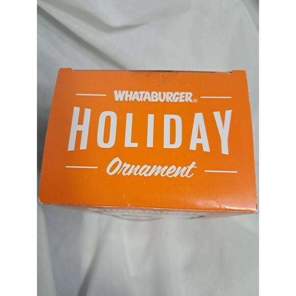 NIB Whataburger Classic Whataburger Meal Ornament Burger Fries & Drink H16 - Picture 7 of 7